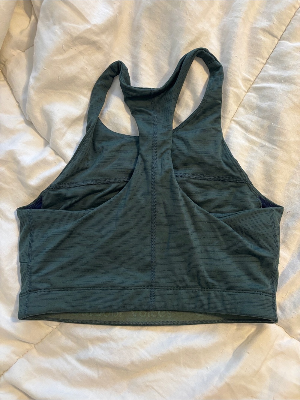 Outdoor Voices High-Neck Racerback Sports Bra - Picture 2 of 3